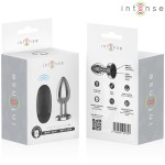 INTENSE - ZATYCZKA ANALNA 10 WIBRACJI METALOWA Z PILOTEM M